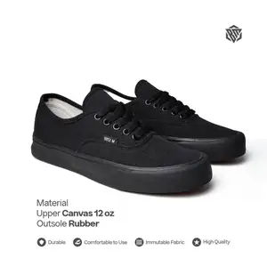 Brick Mansions - Britannica Full Black Sepatu Sneakers Casual Sekolah Pria Wanita