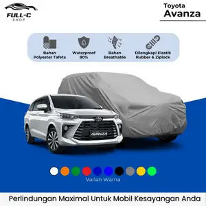 Cover Mobil Toyota Avanza - Sarung Mobil Bahan Polyester Tafeta
