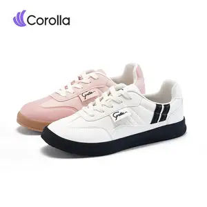 COROLLA Maksey Sepatu Sneakers Wanita Sekolah Kuliah Kerja Nyaman Serbaguna Anti Selip Ringan Lucu Putih Merah Muda Pink