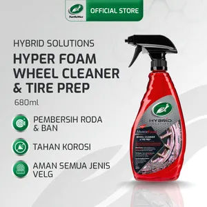 Turtle Wax - Hybrid Solutions Hyper Foam Wheel Cleaner & Tire Prep Velg Pembersih Velg Pembersih Ban Mobil Motor Sepeda