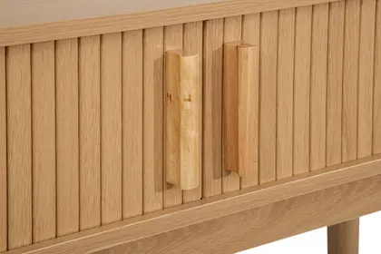 Axel Oak finish Console Table thumbnail 7