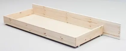 4ft6 White Multi Storage Wooden Bed Frame with optional Under bed storage drawer thumbnail 5