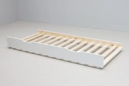 Taylor 3ft single white, wood, twin guest bed frame thumbnail 5