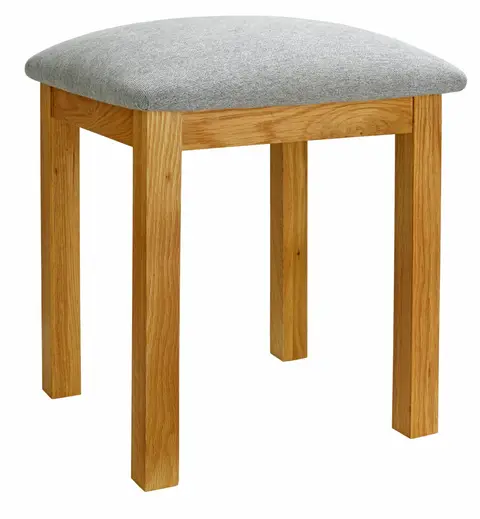 Real Solid Oak Woburn Bedroom Furniture - Stool