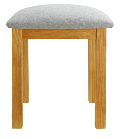 Real Solid Oak Woburn Bedroom Furniture - Stool thumbnail 2