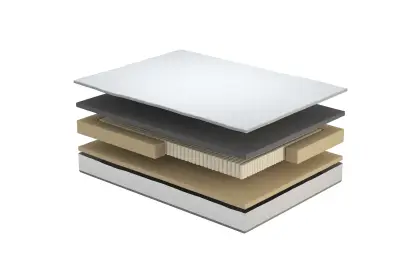 3ft Single Pocket sprung 1,000 + Eco Foam Select vacuum rolled mattress thumbnail 3