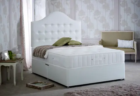 6ft Super King Pocket sprung Pocket Spring & Visco Memory Foam Divan Set