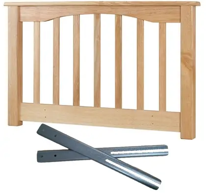 3ft Single Sandy' Beech finish, wood headboard thumbnail 2