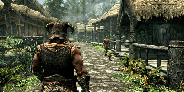 The Elder Scrolls 5: Skyrim Bug Turns Riverwood into a Canine Metropolis