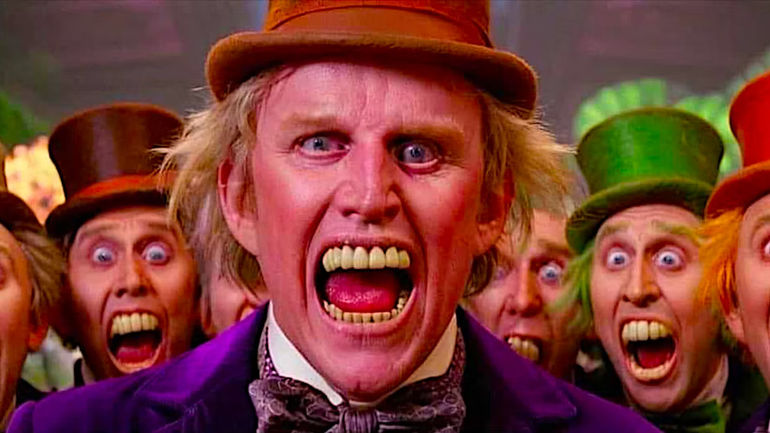 Gary Busey as Willy Wonka: A Terrifying AI-Generated Art