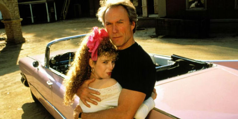 Clint Eastwood and Bernadette Peters in Pink Cadillac