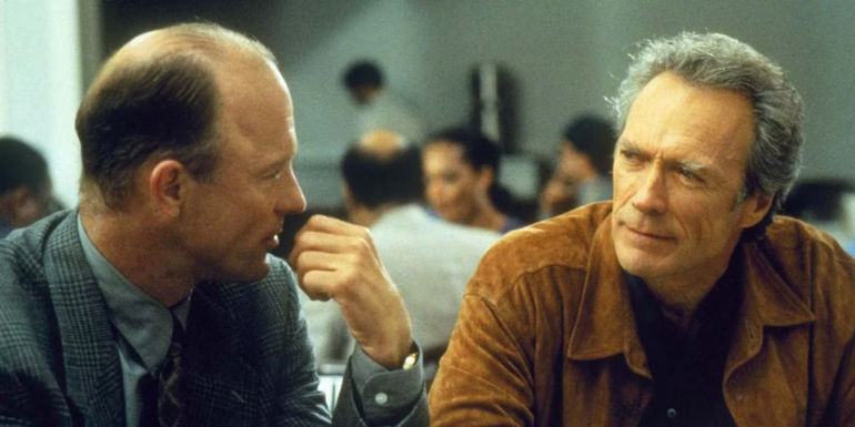 Clint Eastwood and Ed Harris in Absolute Power