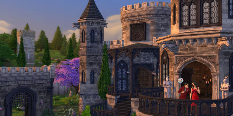 The Art of Castle Building in The Sims 4: A Creative Masterpiece with Minimal Resources