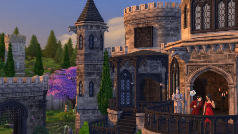 The Art of Castle Building in The Sims 4: A Creative Masterpiece with Minimal Resources