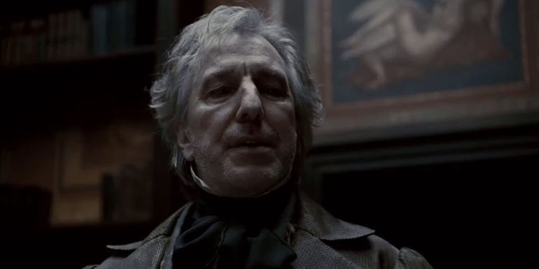 Alan Rickman as Judge Turpin Looking Smug in Sweeney Todd: The Demon Barber of Fleet Street
