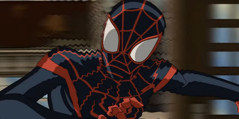 Miles Morales' spider-sense in the Ultimate Spider-Man animated series