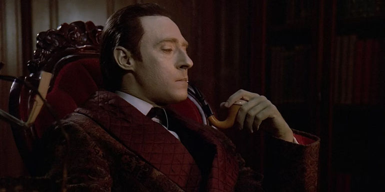 Star Trek TNG Elementary Dear Data Sherlock Holmes pipe