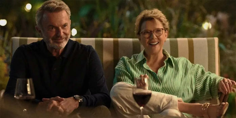 Annette Bening & Sam Neill in Apples Never Fall