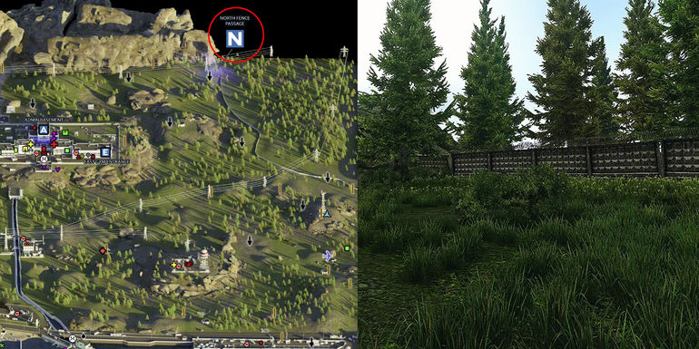 Escape From Tarkov Shoreline Extraction Points North Fence Passage