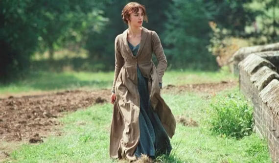 Keira Knightley as Elizabeth Bennet in Pride and Prejudice