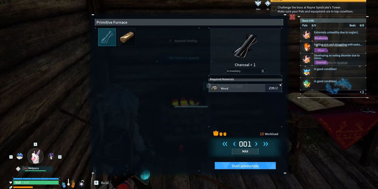 Charcoal in Palworld