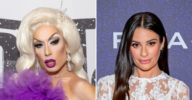 The Hollywood Facade: A Drag Queen's Encounter with Lea Michele