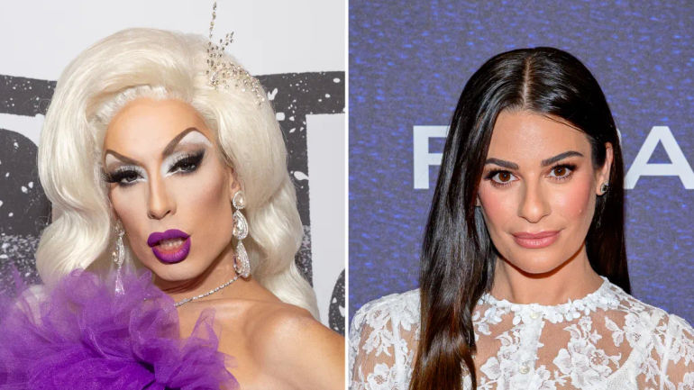 The Hollywood Facade: A Drag Queen's Encounter with Lea Michele