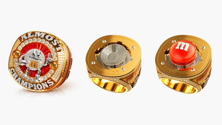 M&amp;M's Honors NFL Hall of Famers with Rings Forged from Peanut Butter Diamonds