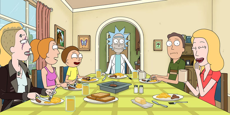 Sanchez/Smith family in Rick and Morty season 7