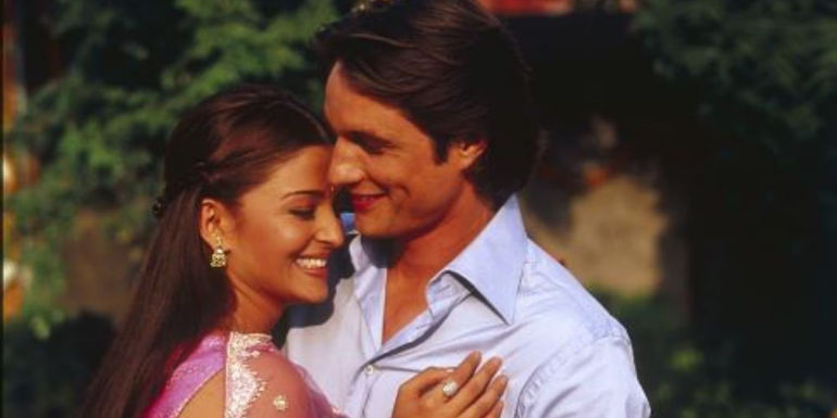 The characters from Bride And Prejudice (2004) embracing