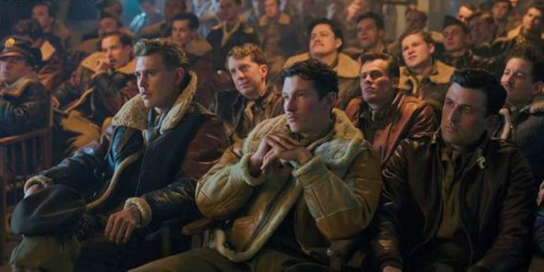 Austin Butler and Callum Turner in Masters of the Air