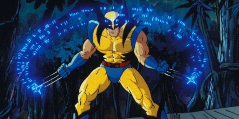 Wolverine swings his claws in X-Men the Animated Series