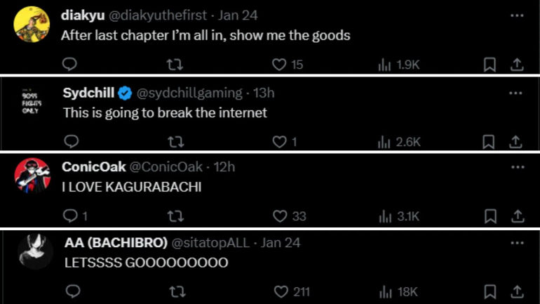Kagurabachi fandom reacts to the news on the upcoming arc (Image via Sportskeeda)