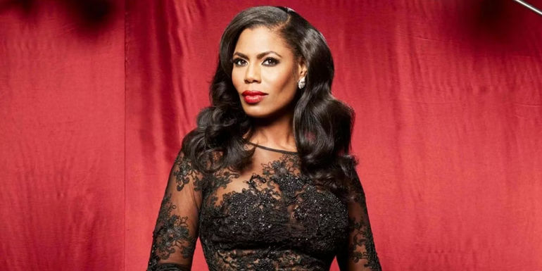A promo picture of Omarosa Manigault Newman on The Apprentice