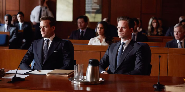 Harvey and Mike In The Courtroom-1