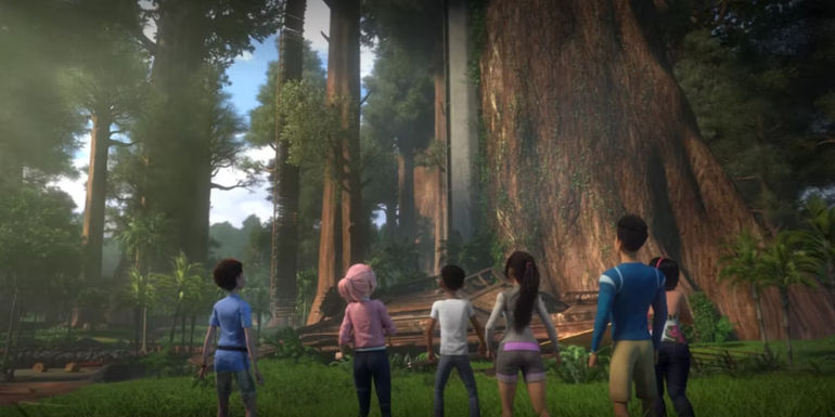 Indominus Rex destroys Camp Cretaceous