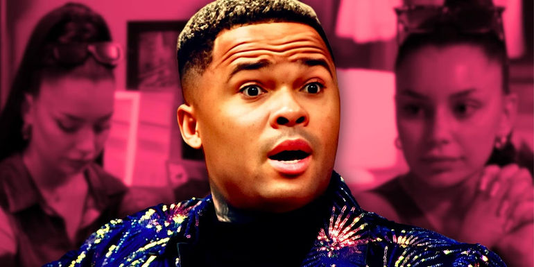 90 Day Fiancé’s Jibri Bell with Miona in the background