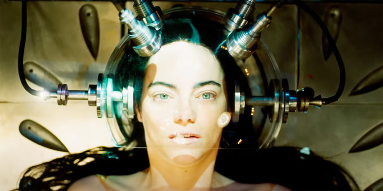 Emma Stone being experimented on in Poor Things
