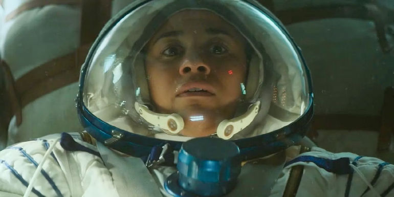 Ariana DeBose as an astronaut in I.S.S. movie