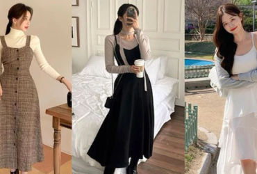 10 Cách Phối Đồ Với Váy Hai Dây Trẻ Trung Trong Dịp Tết