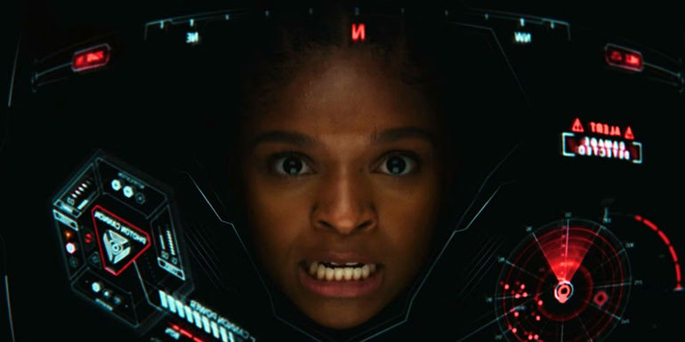 Riri Williams (Dominique Thorne) in the Ironheart suit in Black Panther Wakanda Forever