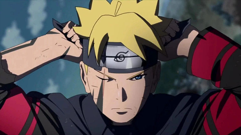 A screenshot of Boruto Uzumaki from the series (Image via Studio Pierrot)