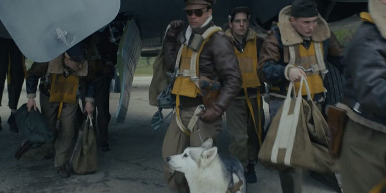 Adam Long as Bernard DeMarco and Meatball in Masters of the Air