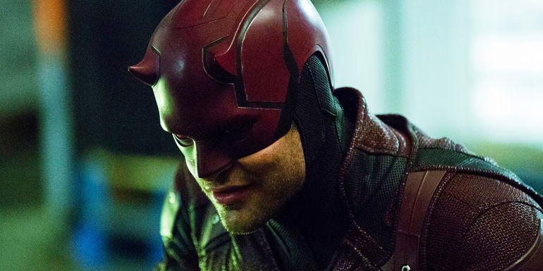 Matt Murdock in his Daredevil suit in Netflix's Daredevil