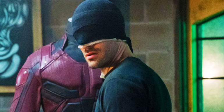 Matt Murdock in original Daredevil costume in Netflix's Daredevil