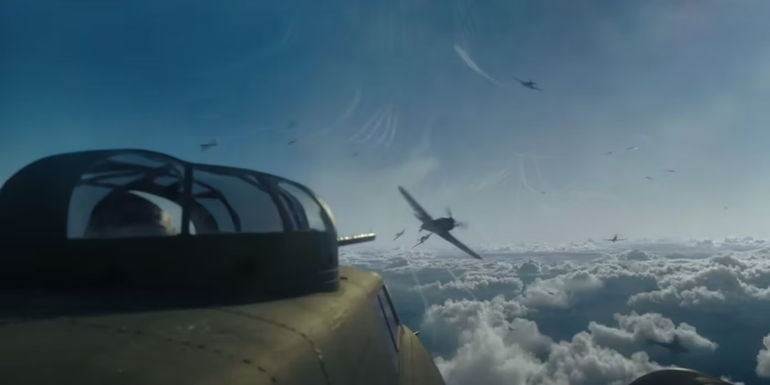 Air combat first-person view in the sky in Masters of the Air