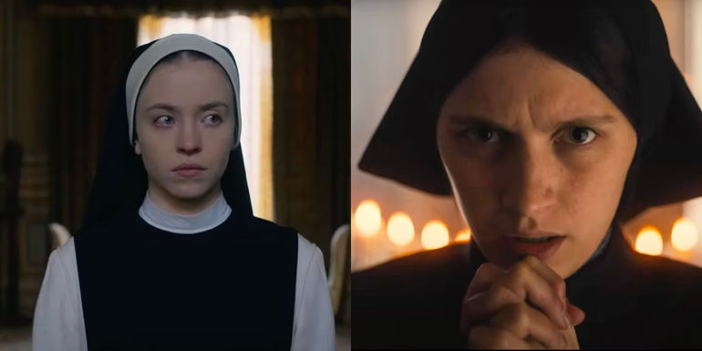 Sydney Sweeney in Immaculate and Nell Tiger Free in The First Omen