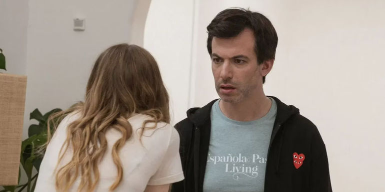 Whitney talking to Asher in The Curse