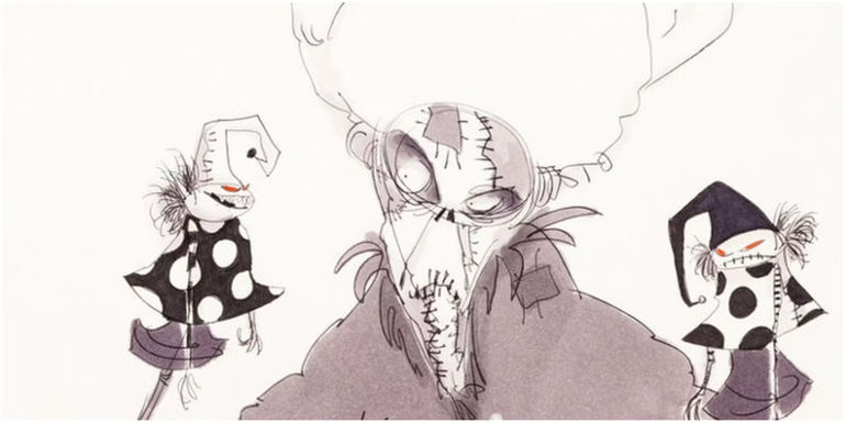 Tim Burtons concept for Black Cauldrons Horned King