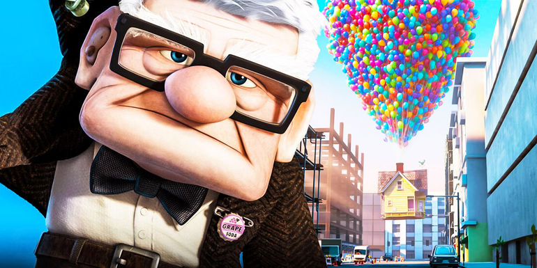 Up house with balloons mr Fredricksen